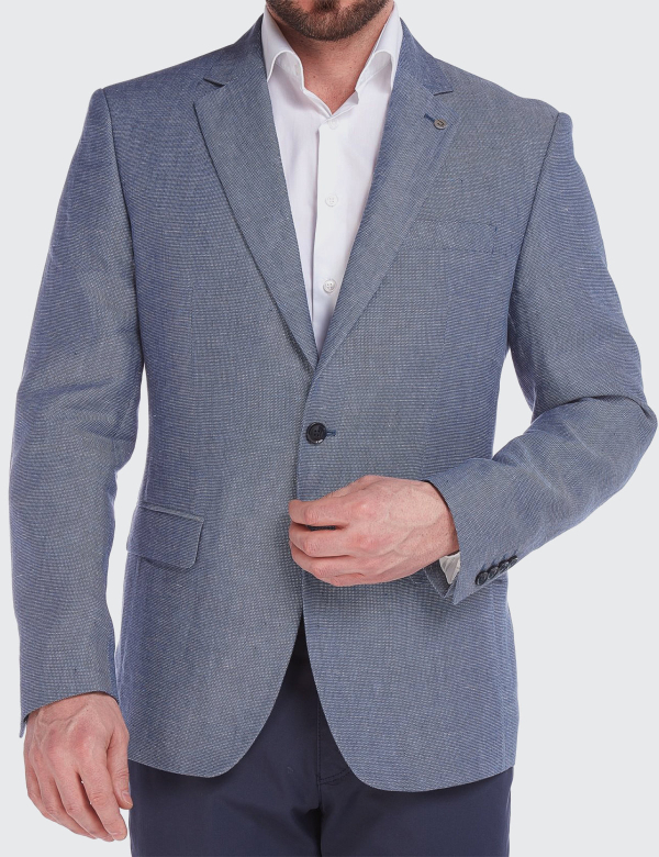Sacou Barbati Wegener Roger 5782 Albastru Metalic