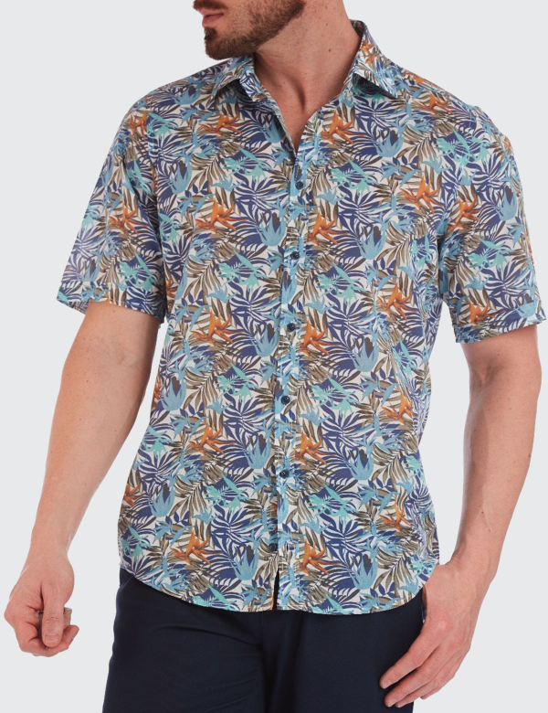 Cămașă bărbați W. Wegener 5963 slim fit multicolor