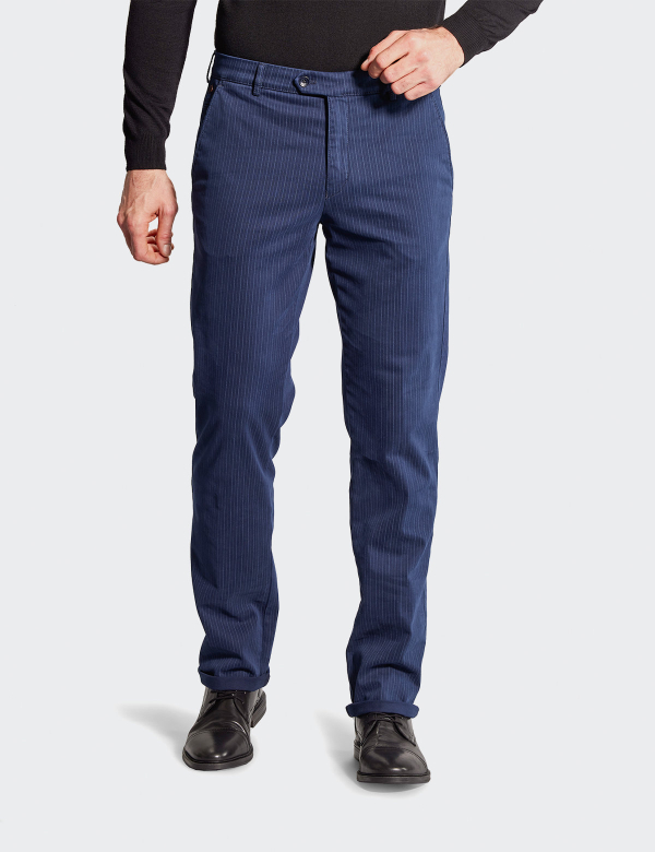 Pantaloni bărbați Meyer Bonn 6422 albastru