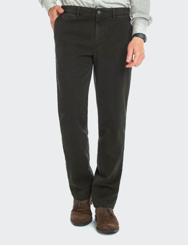 Pantaloni bărbați W. Wegener Rover 6547 verde închis