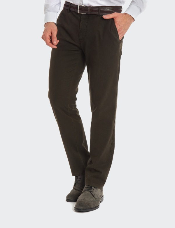 Pantaloni bărbați Wegener Eton 6567 Maro