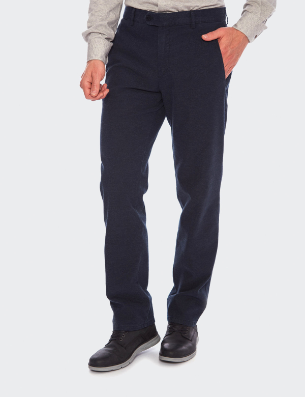 Pantaloni bărbați Meyer Berlin 6630 bleumarin