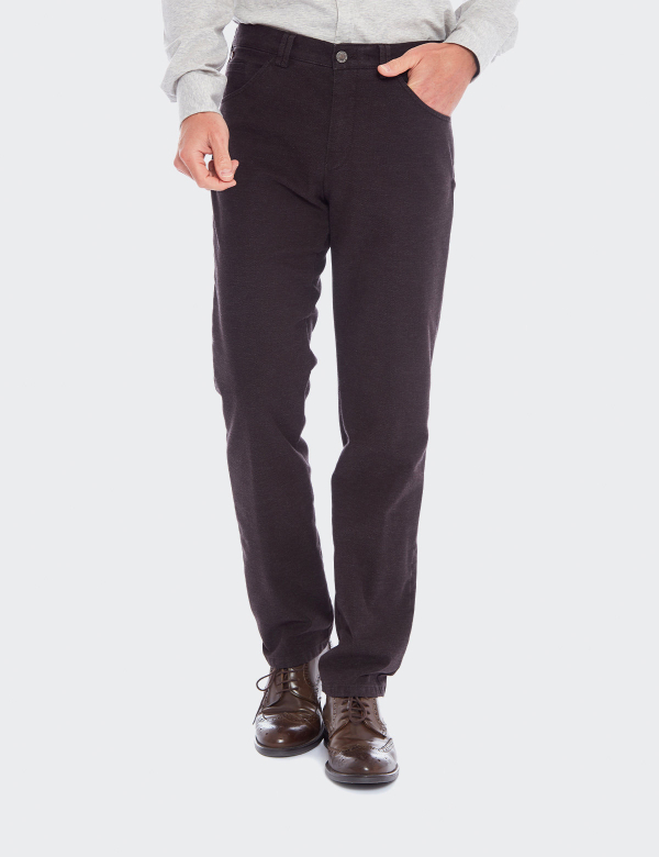 Pantaloni bărbați Meyer Dublin 6630 maro