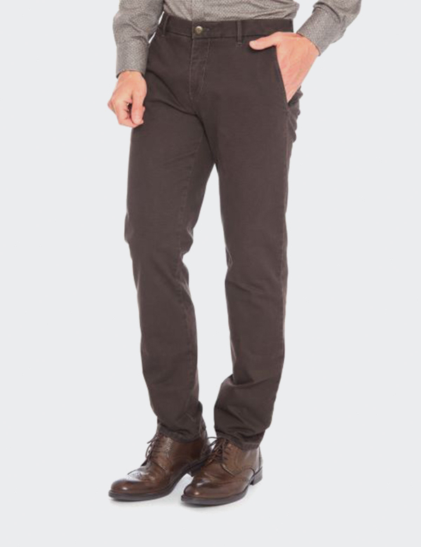 Pantaloni bărbați W. Wegener Ventus 6647 maro