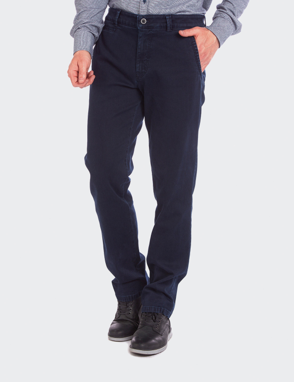 Pantaloni bărbați W. Wegener Avanti 6664 albastru