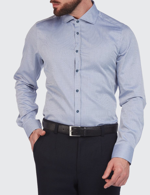 Camasa Barbati Wegener 6952 albastru