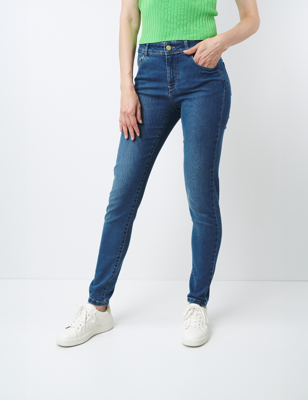 Pantaloni femei W. Wegener Pearl 7866 albastru