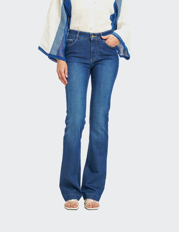 Pantaloni femei W. Wegener Birdy 7878 albastru 