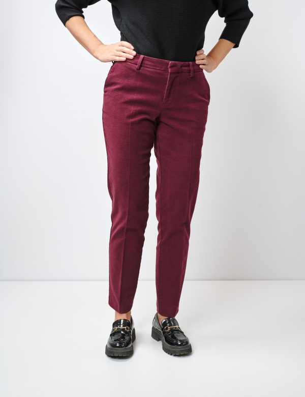 Pantaloni femei W. Wegener Elena 8659 Bordo 