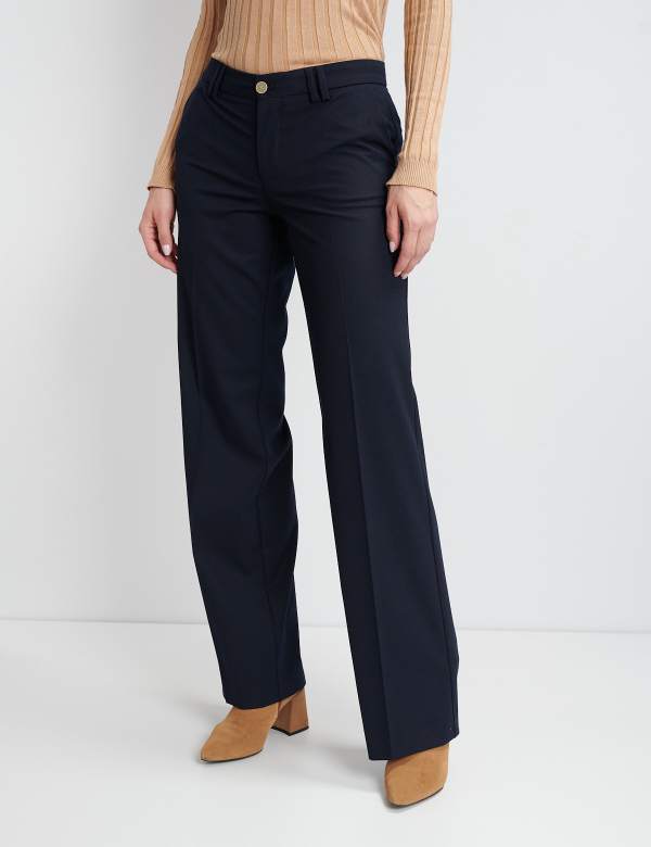 Pantaloni femei W. Wegener Martha 8670 Bleumarin