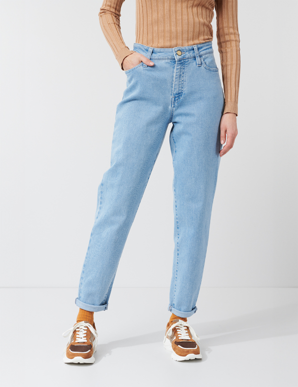 Pantaloni femei W. Wegener Mom 8896 albastru