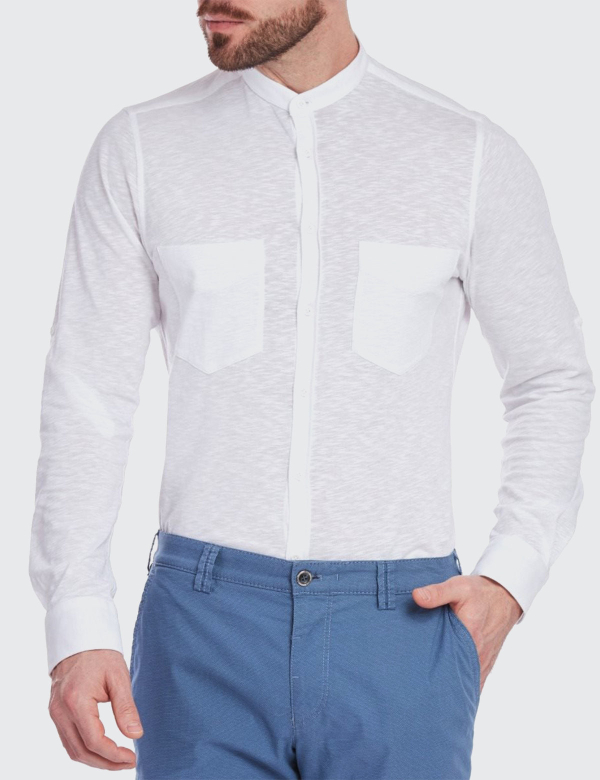 Camasa Barbati Wegener Shirt SLIM FIT 5957 Alba