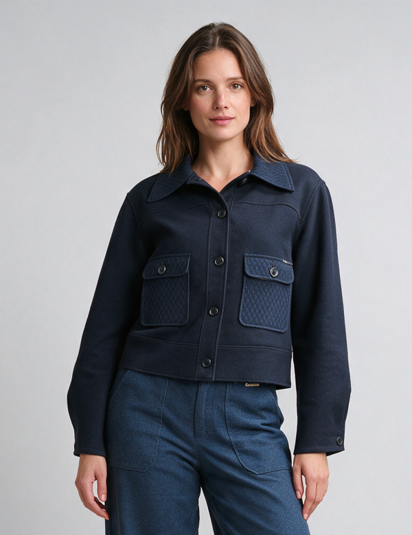 Sacou de damă W. Wegener Katie 8677 albastru