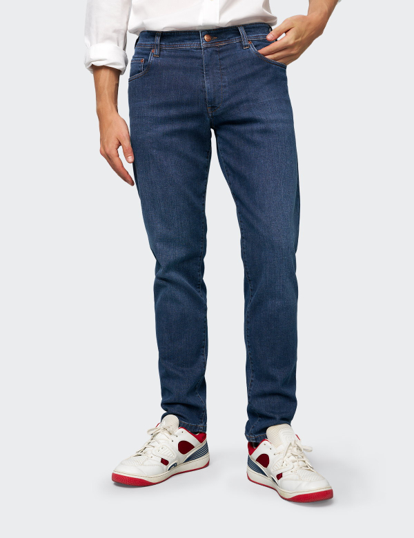 Pantaloni Bărbați M|5 by Meyer Five 6291 albastru