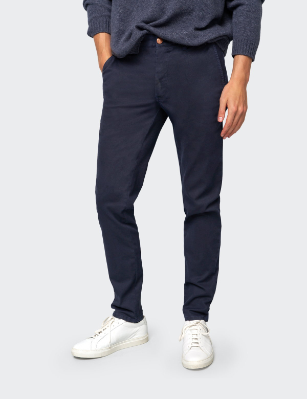 Pantaloni Bărbați M|5 by Meyer Move 6505 bleumarin