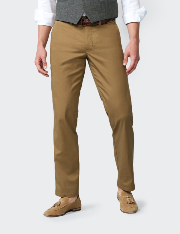 Pantaloni bărbați M5 Chino 6010 Maro