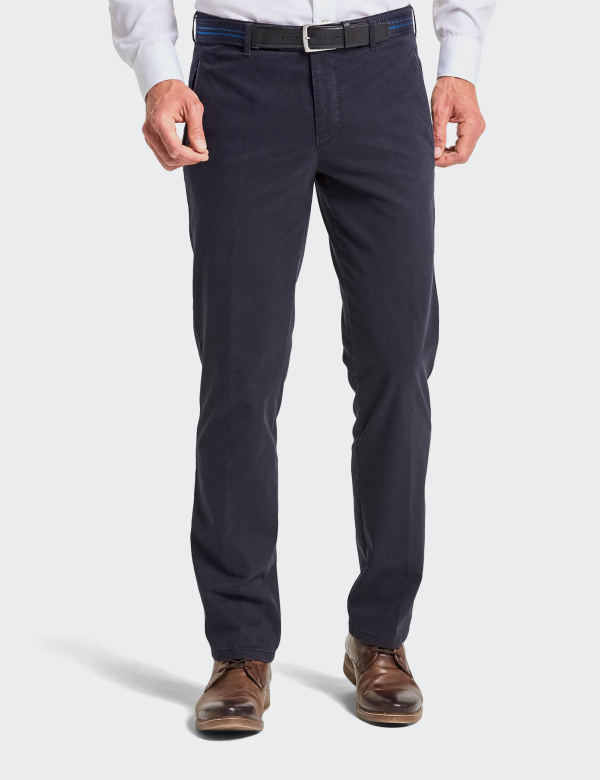 Pantaloni Barbati Meyer Berlin 6412 bleumarin