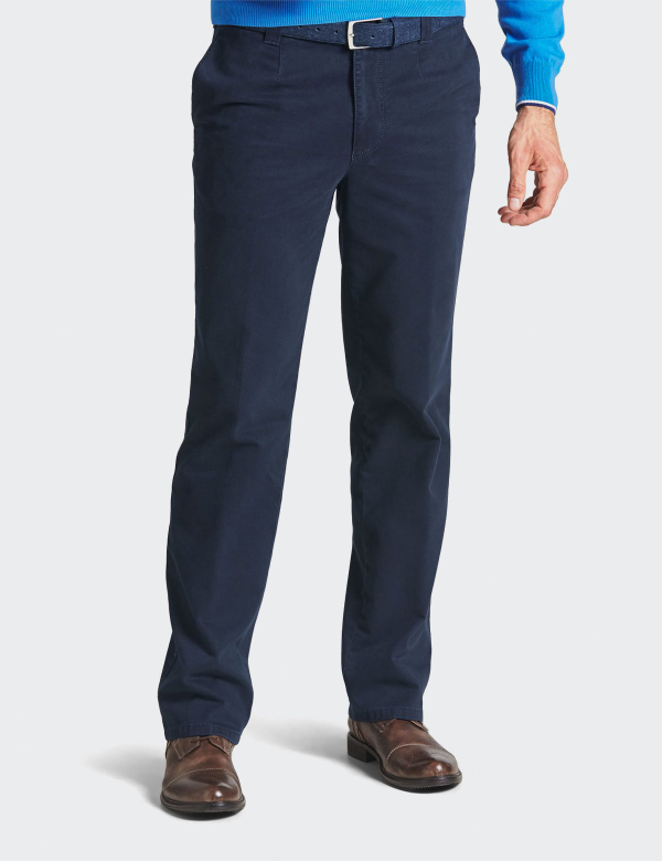 Pantaloni bărbaț Meyer Monza 6446 Bleumarin