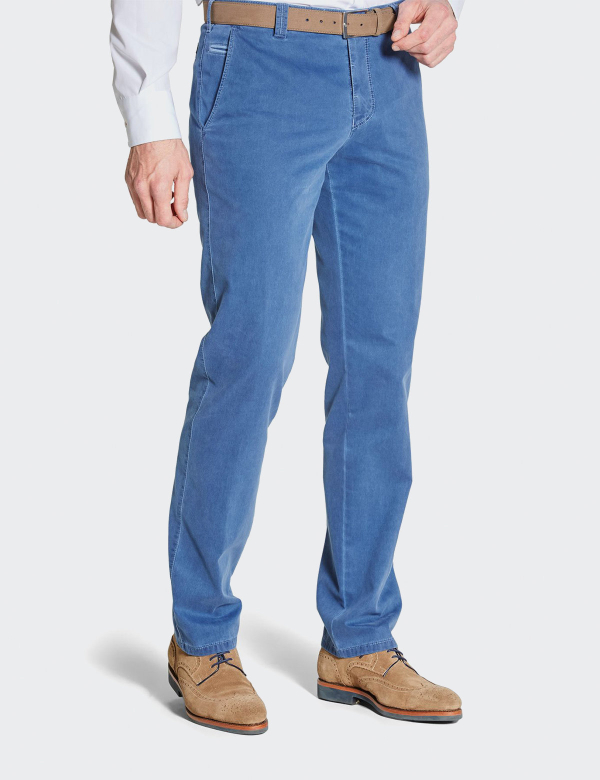 Pantaloni Meyer Bonn 5404 albastru denim