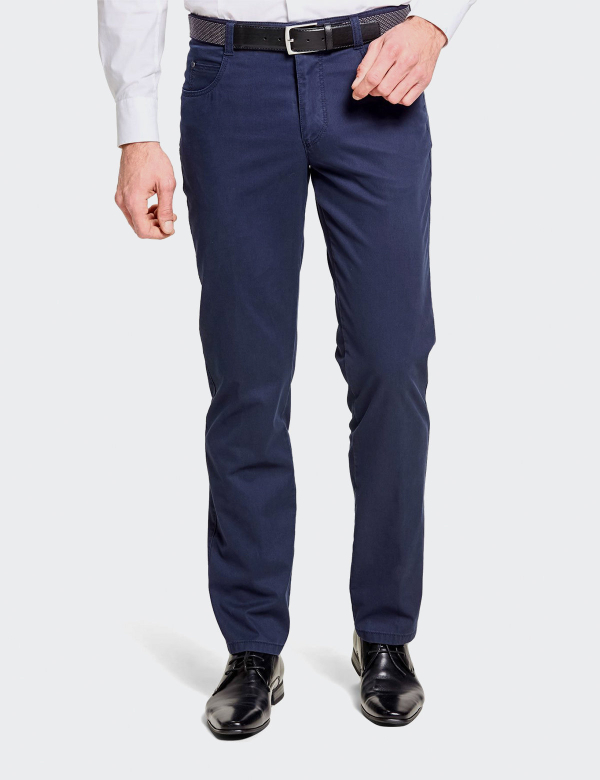 Pantaloni Meyer Diego 5425 bleumarin