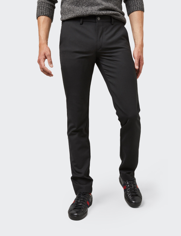 Pantaloni bărbați M|5 by Meyer Chino 6166/09 negru
