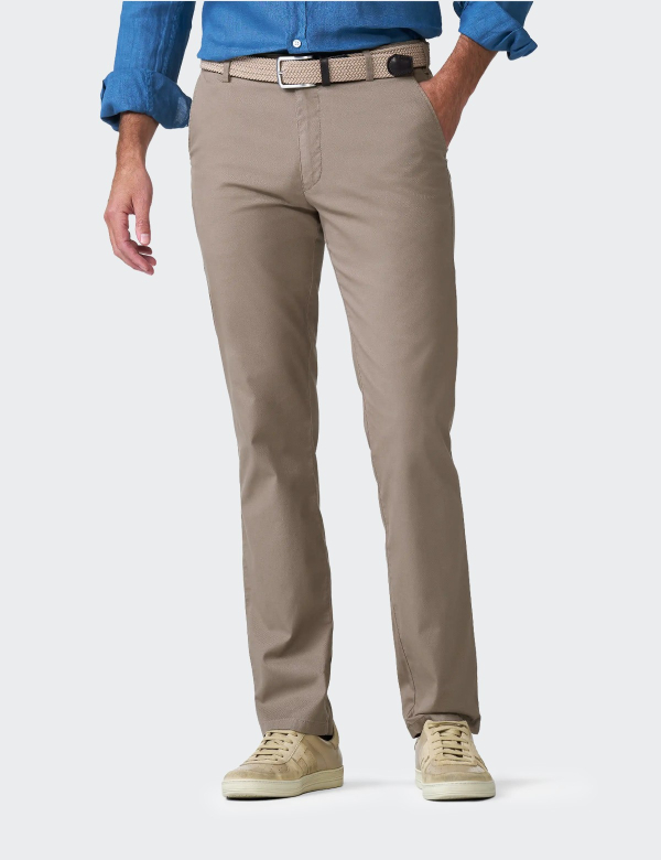 Pantaloni bărbați Meyer Oslo 5081 Cappuccino