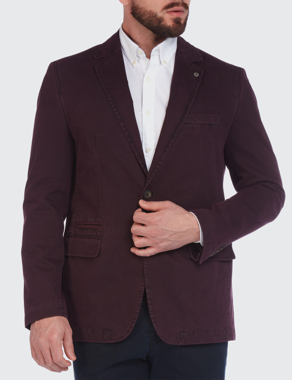 Sacou bărbați Wegener Roger 6506 Bordo