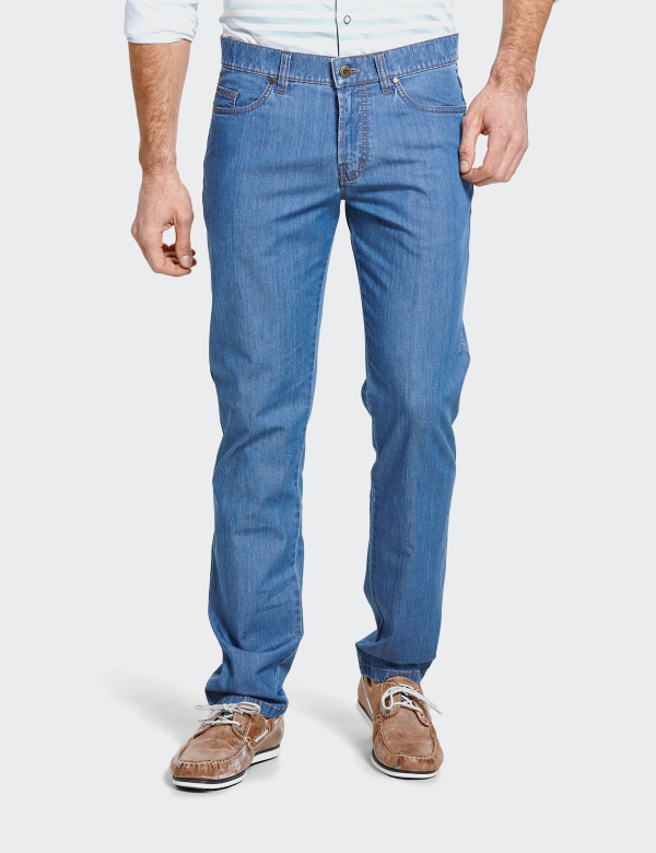 Pantaloni Wegener Cordoba 5880 albastru denim