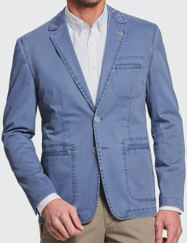 Sacou Barbati Wegener Kenny 5453 Albastru