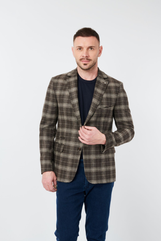 Sacou bărbați W. Wegener Nelson-2s h001 maro 
