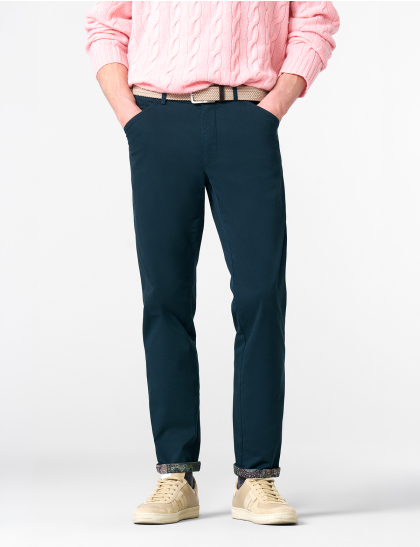 Pantaloni bărbați Meyer Chicago 3930 albastru