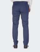 Pantaloni Wegener Eton-slim 5220 bleumarin