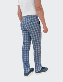 Pantaloni bărbați W. Wegener Eton 5516 albastru