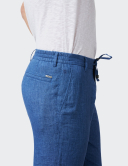 Pantaloni bărbați W. Wegener Poker 5693 albastru
