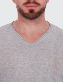 Pulover bărbați W. Wegener v-neck 5940 gri deschis