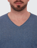 Pulover bărbați W. Wegener v-neck 5940 albastru