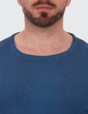 Pulover Barbati Wegener Crew Neck 5943 Albastru