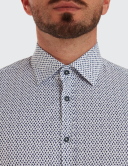 Cămașă bărbați W. Wegener 5965 slim fit albastru