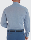 Cămașă bărbați W. Wegener 5979 slim fit albastru