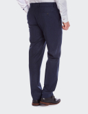 Pantaloni bărbați W. Wegener Eton 6212 albastru