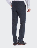 Pantaloni bărbați Meyer Bonn 6391 albastru
