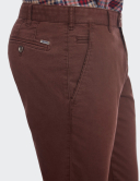 Pantaloni bărbați Meyer Bonn 6447 maroniu ruginit