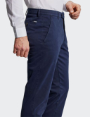 Pantaloni bărbați W. Wegener Eton 6589 albastru