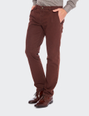 Pantaloni bărbați W. Wegener Ventus 6647 maroniu ruginit