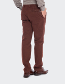 Pantaloni bărbați W. Wegener Ventus 6647 maroniu ruginit