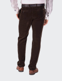 Pantaloni Wegener Eton 6651 maro închis