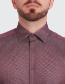 Cămașă bărbați W. Wegener shirt modern fit 6951 roșu