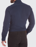Cămașă bărbați W. Wegener shirt slim fit 6959 albastru