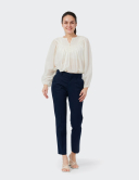 Pantaloni femei W. Wegener Elena 7604 bleumarin 
