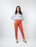 Pantaloni femei W. Wegener Elena 7605 portocaliu
